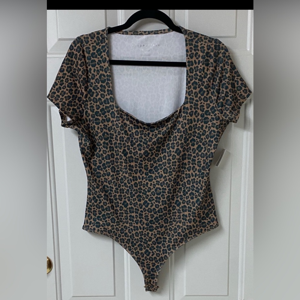 Aeropostale Leopard Print Bodysuit XL